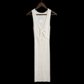 En Creme Knit Body Con Dress